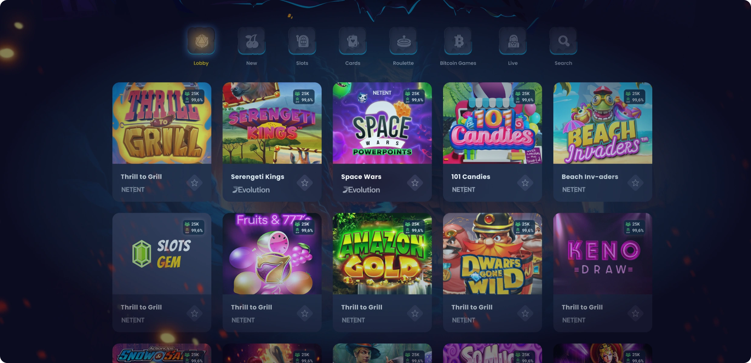SlotsGem Amazing Games